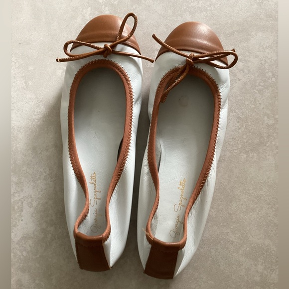 🇮🇹 Giorgia Spagnoletto Italian leather ballet flats Ballerina - Picture 4 of 10